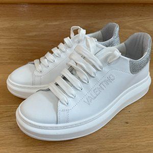 Valentino Fresia White Silver Sneaker